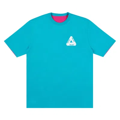PALACE PALACE REVERSO T-SHIRT 'TEAL/MAGENTA'