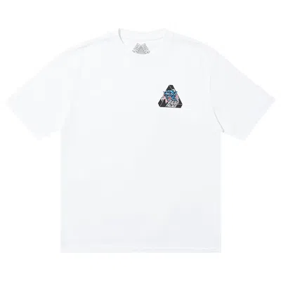 PALACE PALACE RIPPED T-SHIRT 'WHITE'