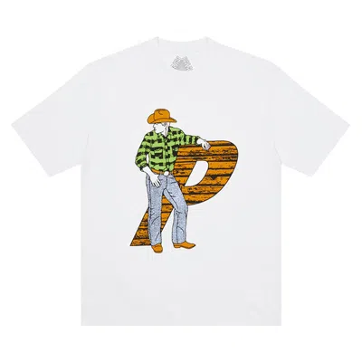 PALACE PALACE SADDLE UP T-SHIRT 'WHITE'