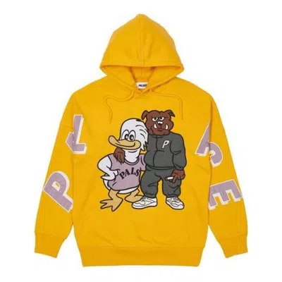 PALACE Palace SS22 Dog And Duck Drop Shoulder Hoodie 'Yellow'