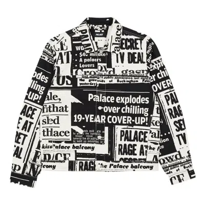 PALACE Palace SS22 Tabloid Denim Jacket 'Black'