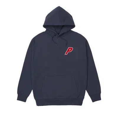 PALACE PALACE TRI-CHENILLE HOOD 'NAVY'