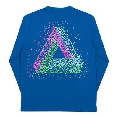 PALACE Palace Tri-Flect Long Sleeve Logo Shirt 'Blue'