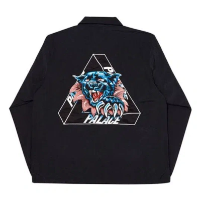 PALACE PALACE Triangle Pattern Logo lapel Jacket Unisex Black