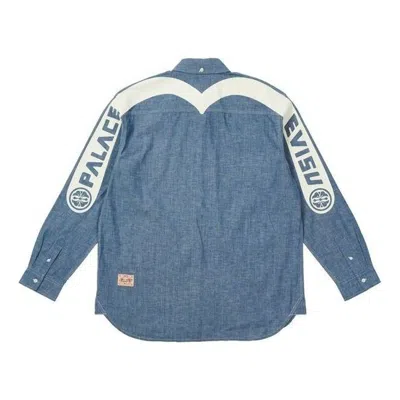 PALACE Palace x Evisu Classic Daicock Denim Shirt 'Blue'