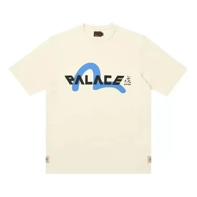 PALACE Palace x Evisu Logo T-shirt 'White'