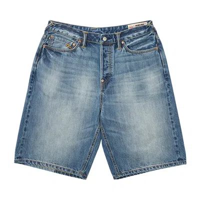 PALACE PALACE X EVISU LONG DENIM SHORT 'LIGHT WASH'