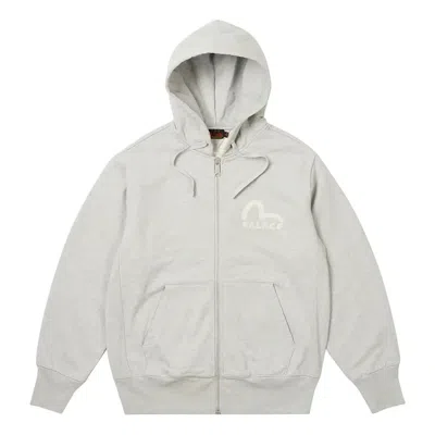 PALACE Palace x Evisu Zip Hoody Jacket 'Grey Marl'