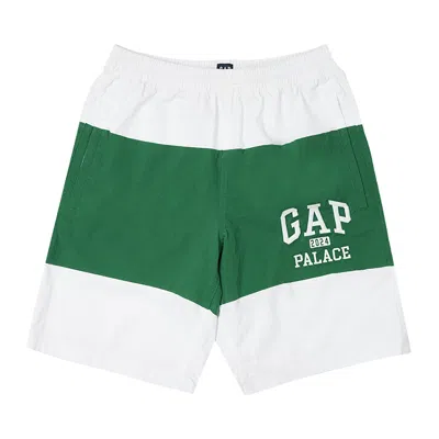 PALACE PALACE X GAP BOARDSHORT 'WHITE/GREEN'