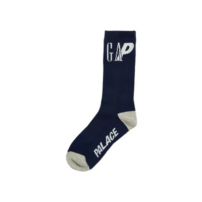 PALACE PALACE X GAP CREW SOCK 'NAVY'