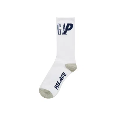 PALACE PALACE X GAP CREW SOCK 'WHITE'