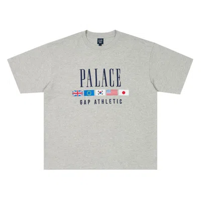 PALACE PALACE X GAP HEAVY JERSEY T-SHIRT 'GREY'