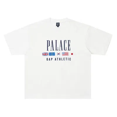 PALACE PALACE X GAP HEAVY JERSEY T-SHIRT 'WHITE'