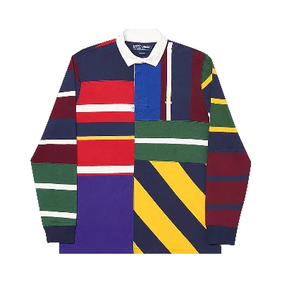 PALACE PALACE X RALPH LAUREN PIECED RUGBY POLO 'MULTICOLOR'