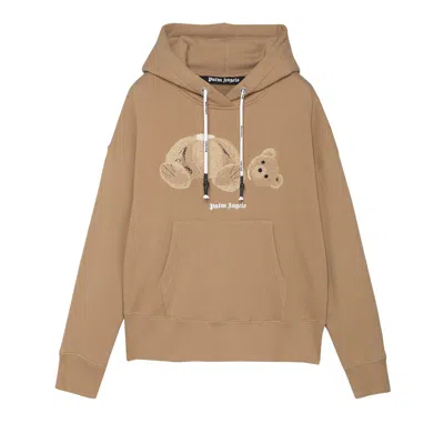 PALM ANGELS PALM ANGELS BEAR HOODIE 'BEIGE BROWN'
