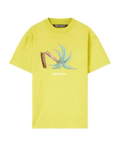 PALM ANGELS BROKEN PALM PRINT T-SHIRT