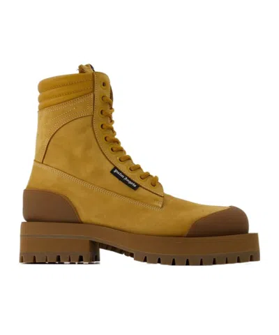 PALM ANGELS PALM ANGELS CHUNKY SOLE COMBAT BOOTS