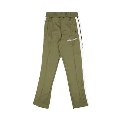 PALM ANGELS PALM ANGELS CLASSIC TRACK PANTS 'MILITARY/WHITE'