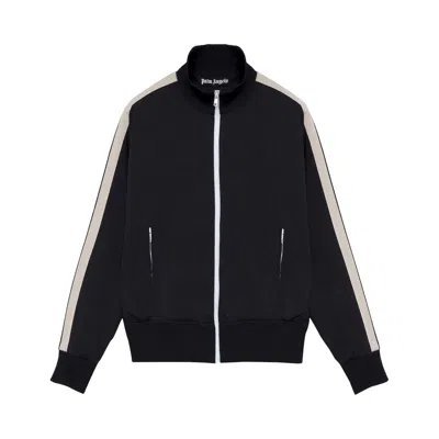 PALM ANGELS PALM ANGELS CURVED LOGO TRACK JACKET 'BLACK/WHITE'