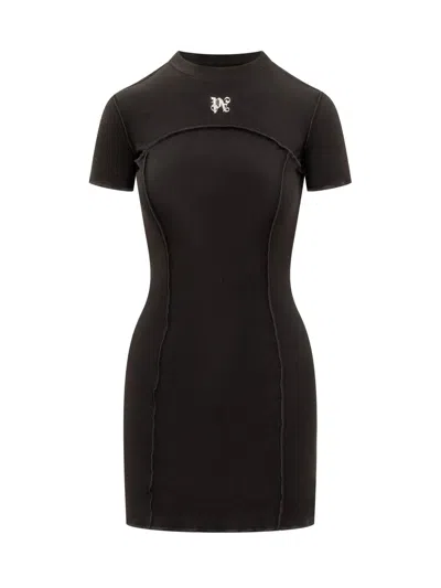 PALM ANGELS PALM ANGELS DRESS WITH MONOGRAM PA
