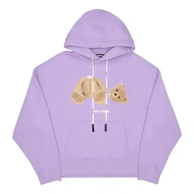 PALM ANGELS Palm Angels FW21 Bear Hoodie 'Lilac Brown'