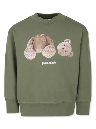 PALM ANGELS GRAPHIC-PRINT COTTON SWEATSHIRT