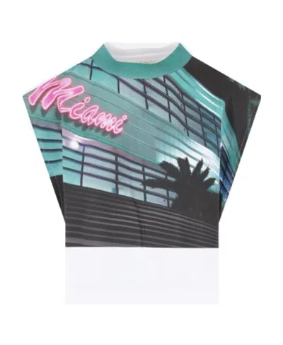 PALM ANGELS GRAPHIC-PRINT SLEEVELESS TOP