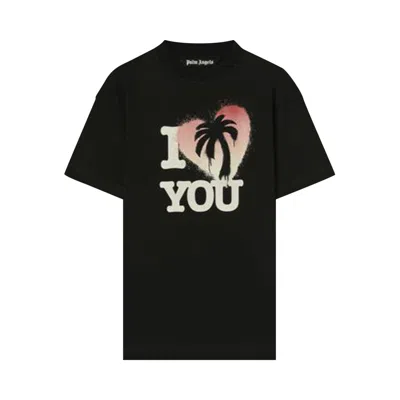 PALM ANGELS PALM ANGELS I PALM YOU TEE 'BLACK/BEIGE/RED'