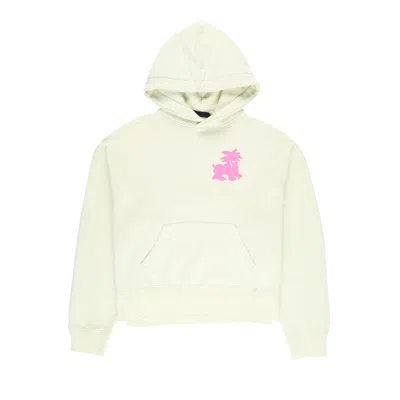 PALM ANGELS PALM ANGELS LEON CLASSIC HOODIE 'PALE GREEN/FUCHSIA'