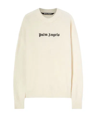 PALM ANGELS PALM ANGELS CLASSIC LOGO CREWNECK JUMPER