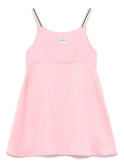 PALM ANGELS LOGO-PATCH DRESS