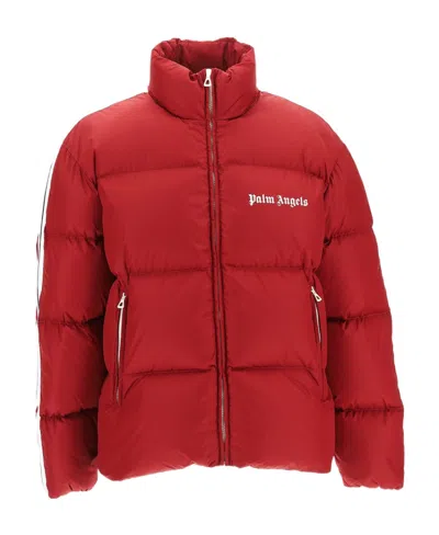 PALM ANGELS LOGO-PRINT DOWN-FEATHER PADDED JACKET