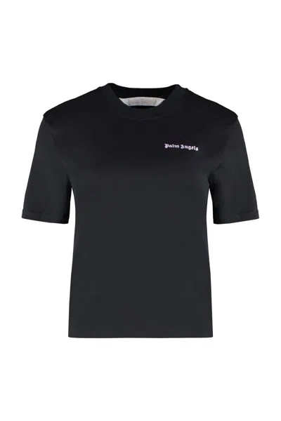 PALM ANGELS PALM ANGELS LOGO PRINT T-SHIRT