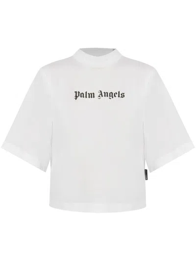 PALM ANGELS LOGO-PRINT T-SHIRT