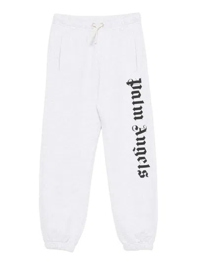 PALM ANGELS LOGO-PRINT TRACK PANTS
