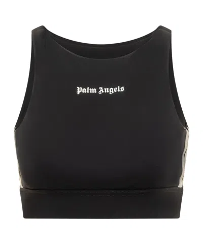 PALM ANGELS PALM ANGELS LOGO PRINTED SPORTS TOP