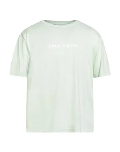 PALM ANGELS PALM ANGELS MAN T-SHIRT LIGHT GREEN SIZE L COTTON