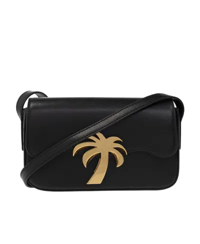 PALM ANGELS PALM ANGELS PALM BEACH FOLDOVER TOP CROSSBODY BAG