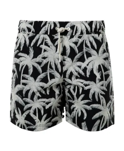 PALM ANGELS PALM ANGELS ALL-OVER PALM PRINTED SWIM SHORTS
