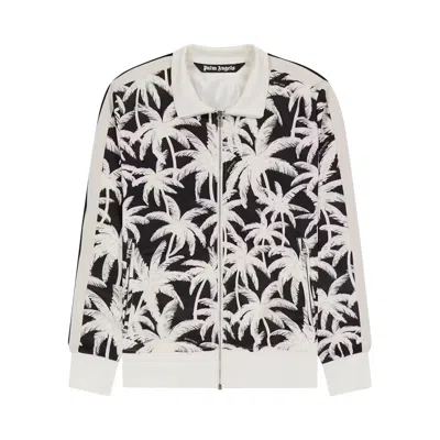 PALM ANGELS PALM ANGELS PALMS ALL OVER TRACK JACKET 'OFF WHITE/BLACK'