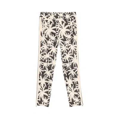 PALM ANGELS PALM ANGELS PALMS ALL OVER TRACK PANTS 'BLACK/WHITE'