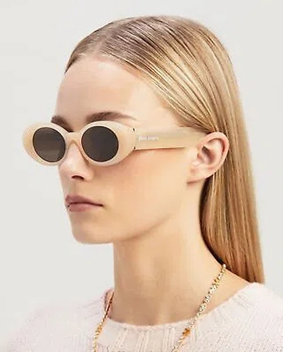 PALM ANGELS PALM ANGELS PERI051S24PLA0011764 GILROY SAND SUNGLASSES