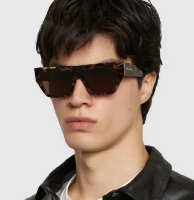 PALM ANGELS PALM ANGELS PERI052S24PLA0016064 NILAND HAVANA SUNGLASSES