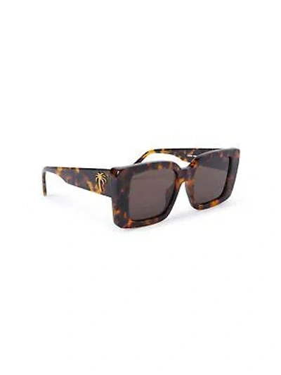 PALM ANGELS PALM ANGELS PERI057S24PLA0016064 DORRIS HAVANA SUNGLASSES