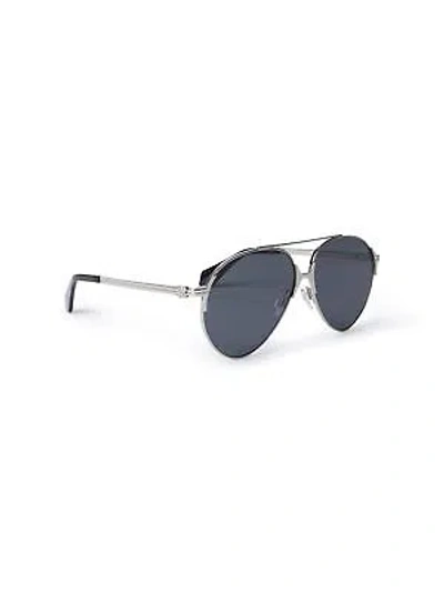 PALM ANGELS PALM ANGELS PERI060S24MET0017207 ELKTON SILVER SUNGLASSES