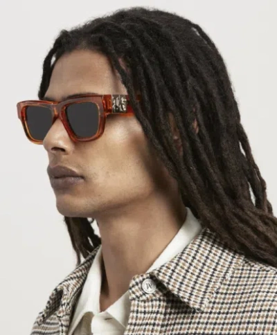 PALM ANGELS PALM ANGELS PERI065S24PLA0012007 MERRIL ORANGE SUNGLASSES