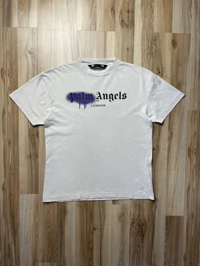 PALM ANGELS SHANGHAI SPRAYED LOGO TEE