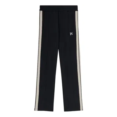 PALM ANGELS Palm Angels SS23 Monogram Classic Track Pants 'Black Off White'