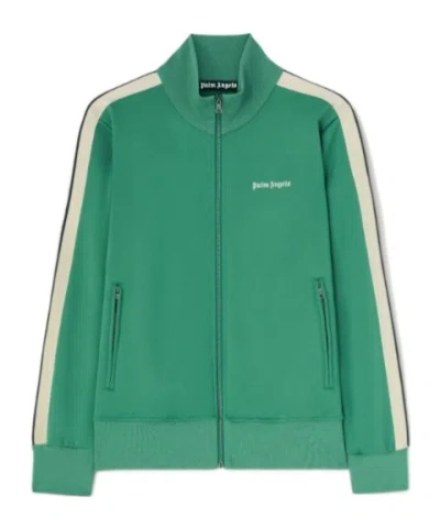 PALM ANGELS PALM ANGELS LOGO EMBROIDERED TRACK JACKET