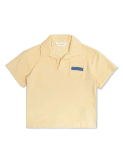 PALM ANGELS TERRY-CLOTH POLO SHIRT